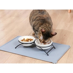 Tapis imperméable pour gamelle chien et chat