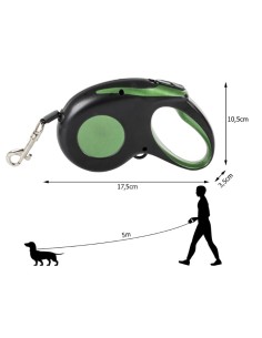 Laisse automatique solide 5m 2