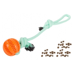 Jouet pour chien avec anneau de dentition en silicone