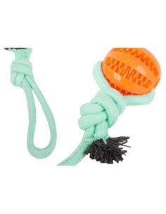 Jouet pour chien avec anneau de dentition en silicone 2