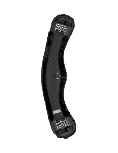 Sangle dressage demi-lune courte avec tissu molletonné