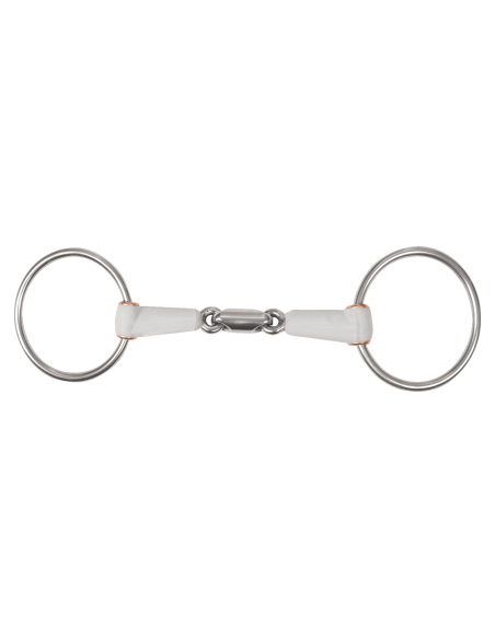 Mors de filet double brisure anneau 7,5cm Beris