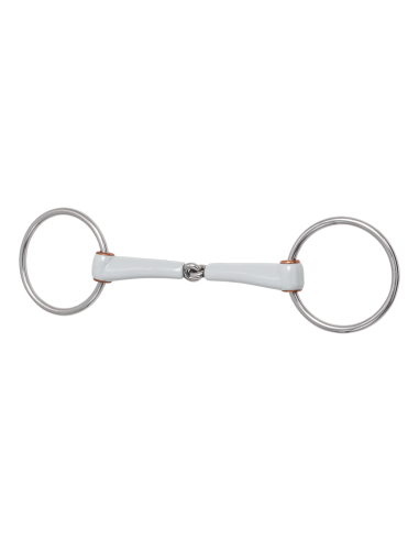 Mors de filet double brisure anneau 7,5cm Beris