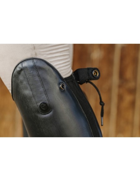 Bottes cuir à lacets Equithème