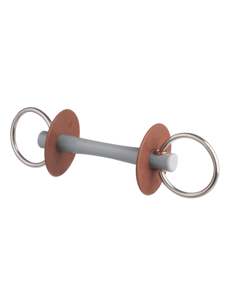 Mors de filet avec canon Comfort fin anneau 6 cm Beris