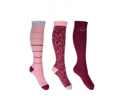 Chaussettes Miami HKM lot de 3