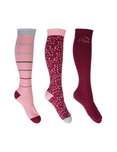 Chaussettes Miami HKM lot de 3