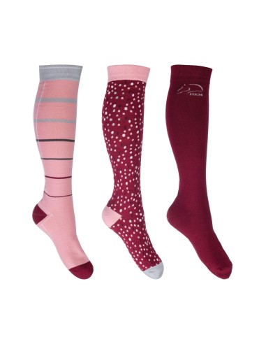 Chaussettes Miami HKM lot de 3