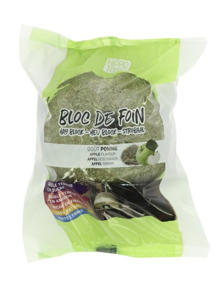 Bloc de foin HIPPOTONIC saveur pomme