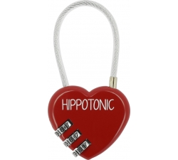HIPPOTONIC Vorhängeschloss Herz