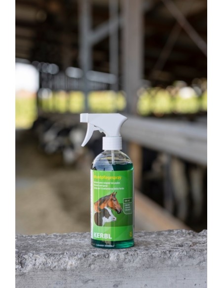Spray para el cuidado de heridas en caballos