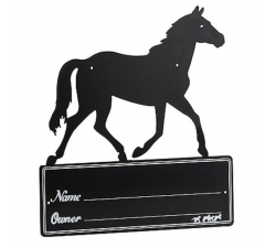 Boxenschild ?Pferdesilhouette"