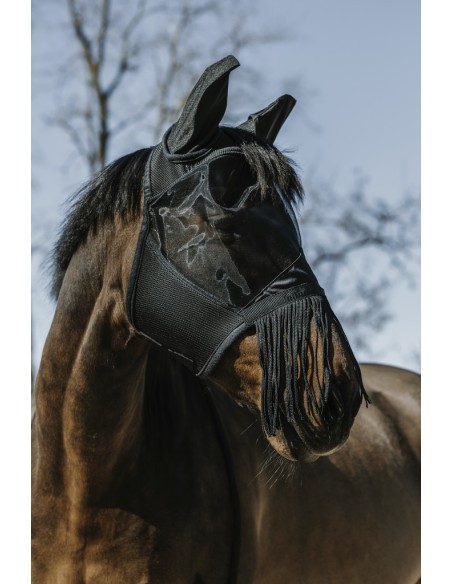 Masque anti-mouches anti-UV EQUITHÈME - Franges