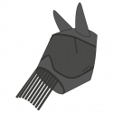 Masque anti-mouches anti-UV EQUITHÈME - Franges