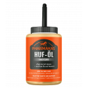 Huile Huf-ol pour sabots tonifiante avec pinceau, 475 ml Pharmakas