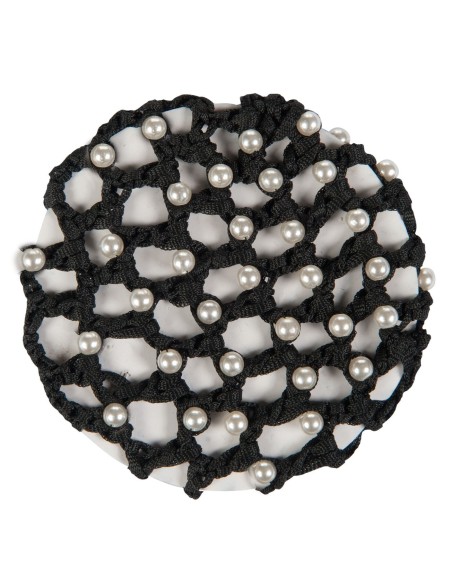 Résille avec des perles synthétiques