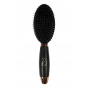 Brosse crinière et queue double face Top-Gel black line