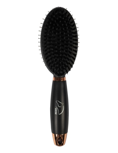 Brosse crinière et queue double face Top-Gel black line