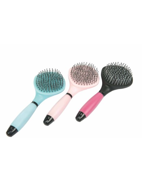 HKM 70280141 Queue et crinière Brosse avec poignée Gel, M, Assortis