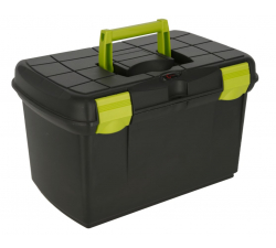 Covalliero Arezzo Coffre de Pansage pour Cheval Noir/Pistache