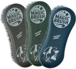 Magic Brush 3er-Set recycelter Massagebürsten für Pferde