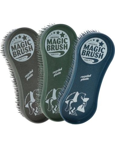 MagicBrush Kit Cornflowers | Cepillos ecológicos para pelo y pezuñas