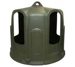 Cloche à foin bovin cheval pour balles rondes