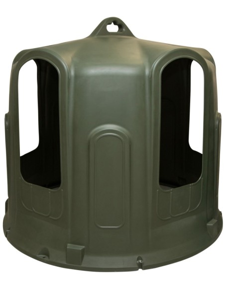Cloche à foin bovin cheval pour balles rondes