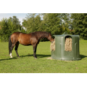 Cloche à foin bovin cheval pour balles rondes