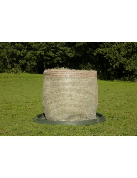 Cloche à foin bovin cheval pour balles rondes