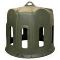 Cloche à foin bovin cheval pour balles rondes