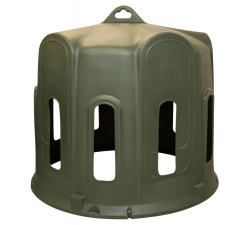 Cloche à foin bovin cheval pour balles rondes