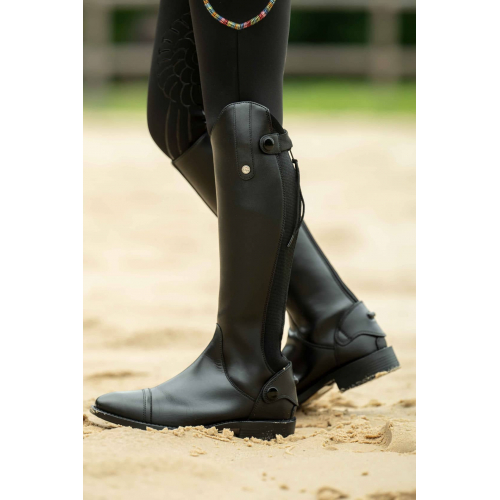 Bottes Paddock Enfant Hyland York – Noir – Taille 7 – Synthétique Zippé