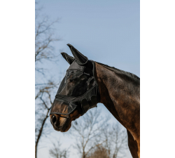 Fliegenmaske Anti-UV EQUITHÈME - Soft + Nase