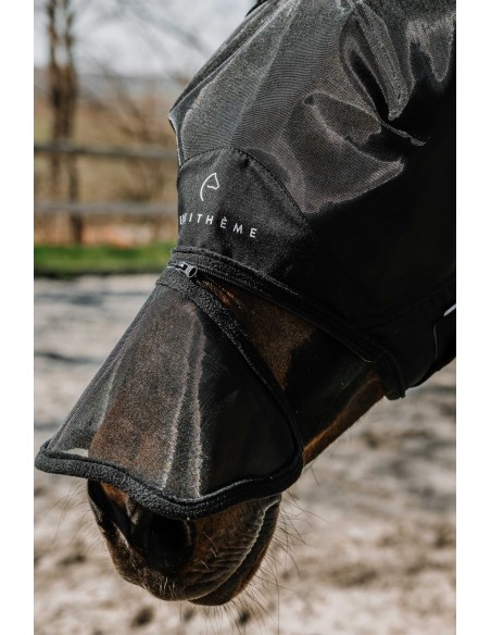 Masque anti-mouches anti-UV EQUITHÈME - Zipper