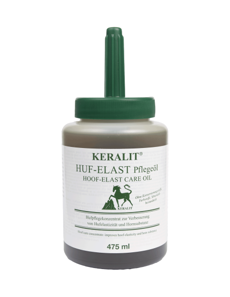 Huile sabots Huf Elast Keralit – Soin assouplissant et protecteur
