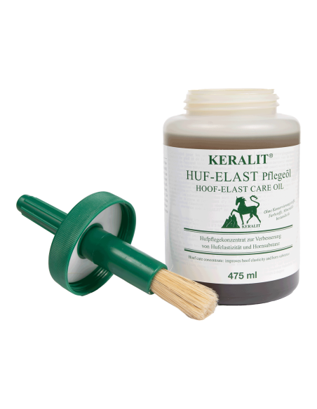 Huile sabots Huf Elast Keralit – Soin assouplissant et protecteur