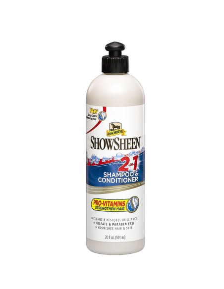 Loción ABSORBINE - ShowSheen 2 en 1: champú + acondicionador