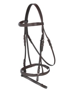 Brida para caballo de tiro – Cuero resistente | Marrón/Negro | Múltiples ajustes | Comodidad óptima 2