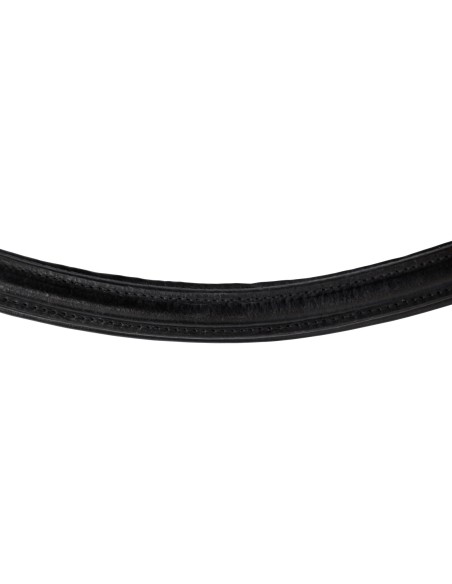 Bridon pour Cheval de Trait – Cuir Résistant | Marron/Noir | Réglages Multiples | Confort Optimal