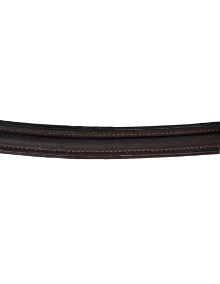 Bridon pour Cheval de Trait – Cuir Résistant | Marron/Noir | Réglages Multiples | Confort Optimal