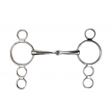 Gebiss 4 Ringe pessoa verstellbar METALAB