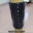 Plaque grattoir massante pour cheval :
