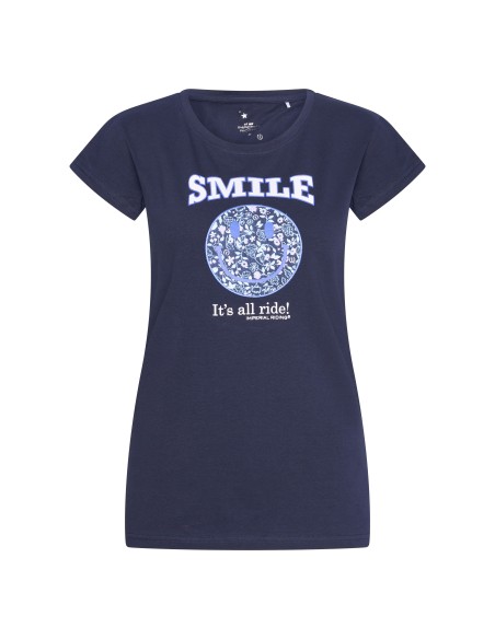 T-shirt Smiley Flowers Imperial Riding