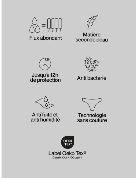 Slip Artemis Frau Schwarz Reichlicher Fluss - SMOON