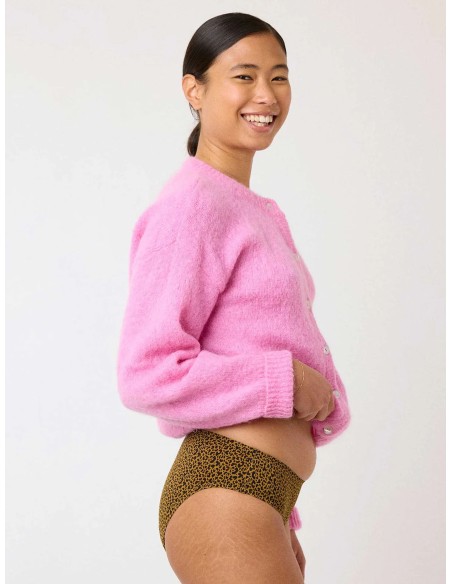 Braguita Artemis Leopard mujer Flujo abundante - LUNA
