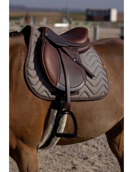 Tapis de selle EQUITHÈME - Tweedytan