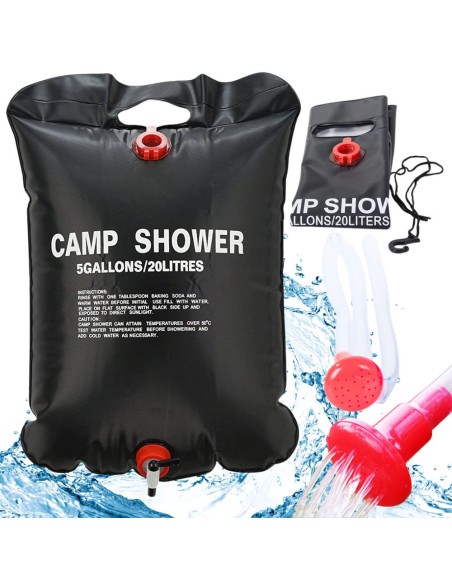 Douche de camping solaire 20 litres