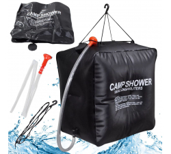 Ducha solar de 20 litros para camping y senderismo