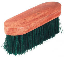 Brosse à crinière fond bois